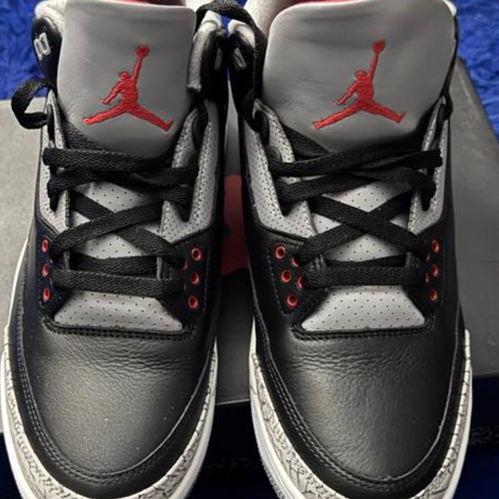 Retro 3 Black Cement
